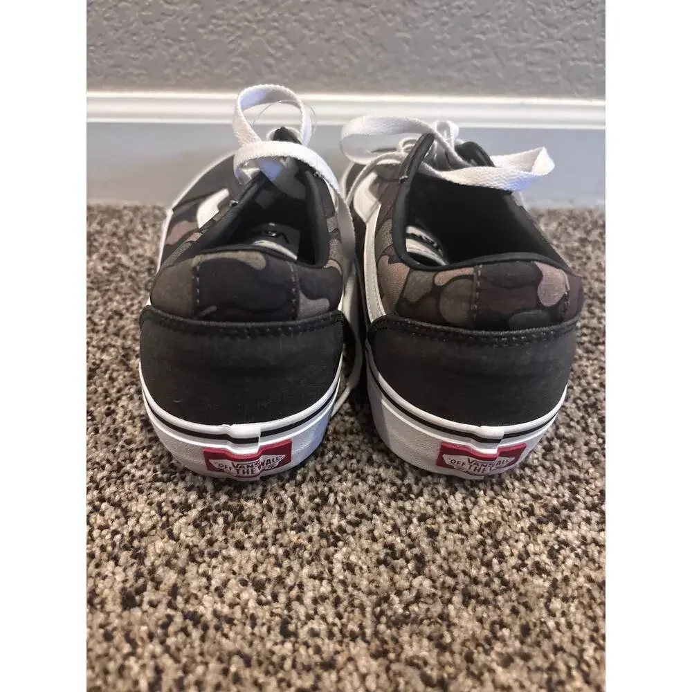 MEN'S VANS WARD SKATE SHOES -CAMOUFLAGE